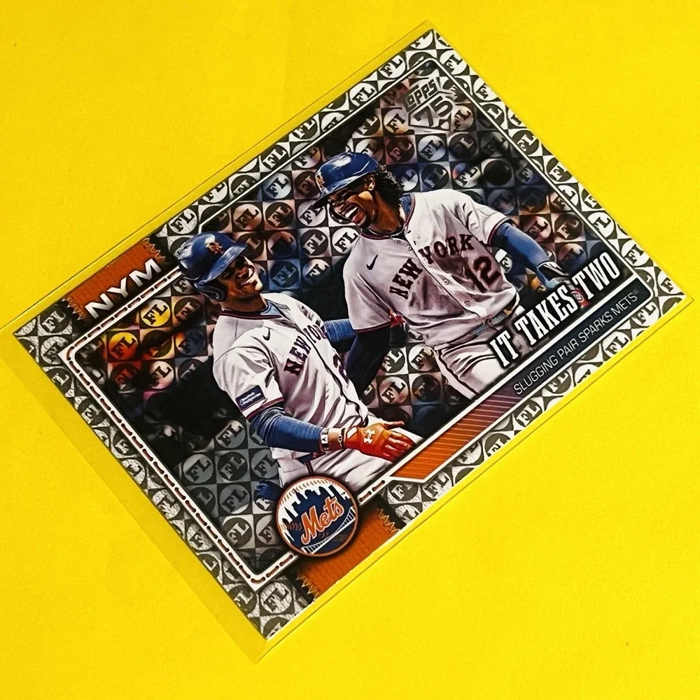 2026 Topps Series 1 It Takes Two #52 Lindor Soto Mets‎ FL Spring Training